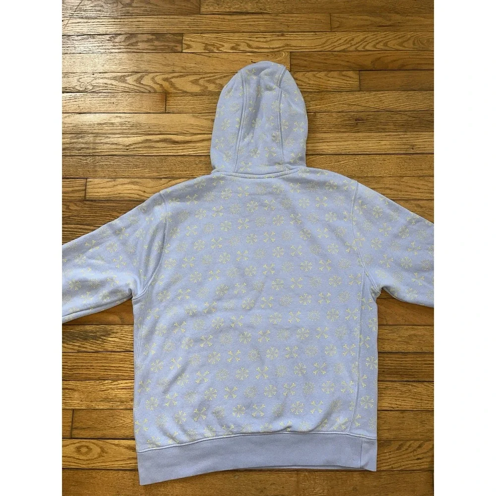 Nike FJ1635 Sportswear Club Fleece Monogram Hoodie Men's S Cobalt Light‎ Blue